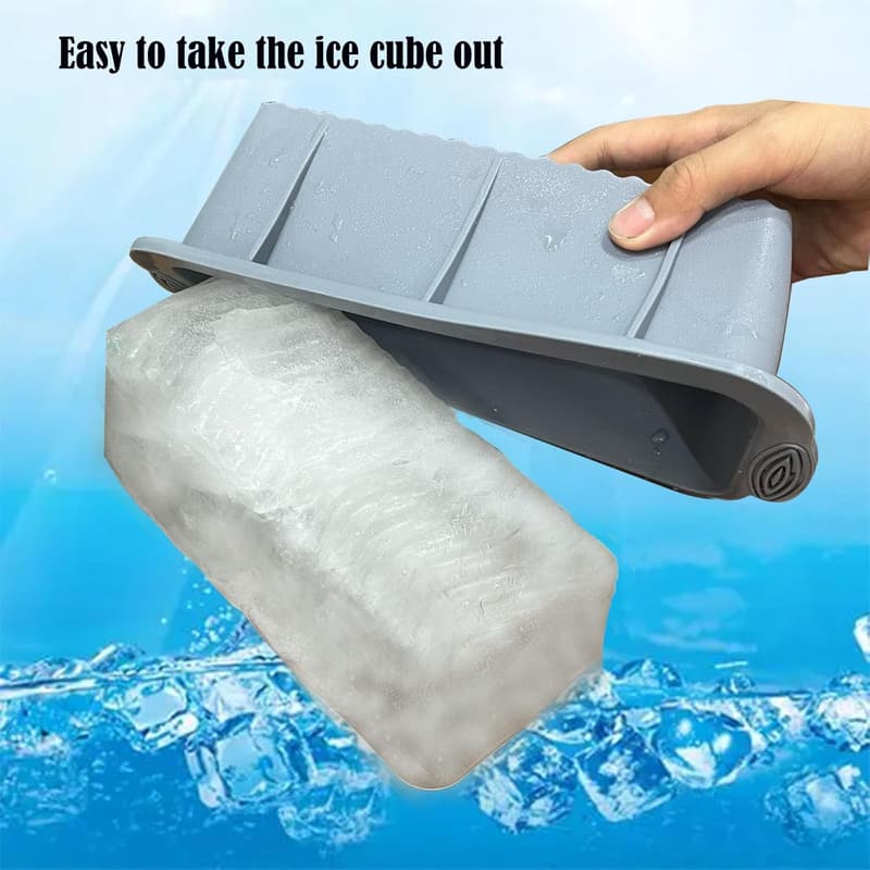 Large Silicone Ice Molds for Cold Plunge – 6 Pack
