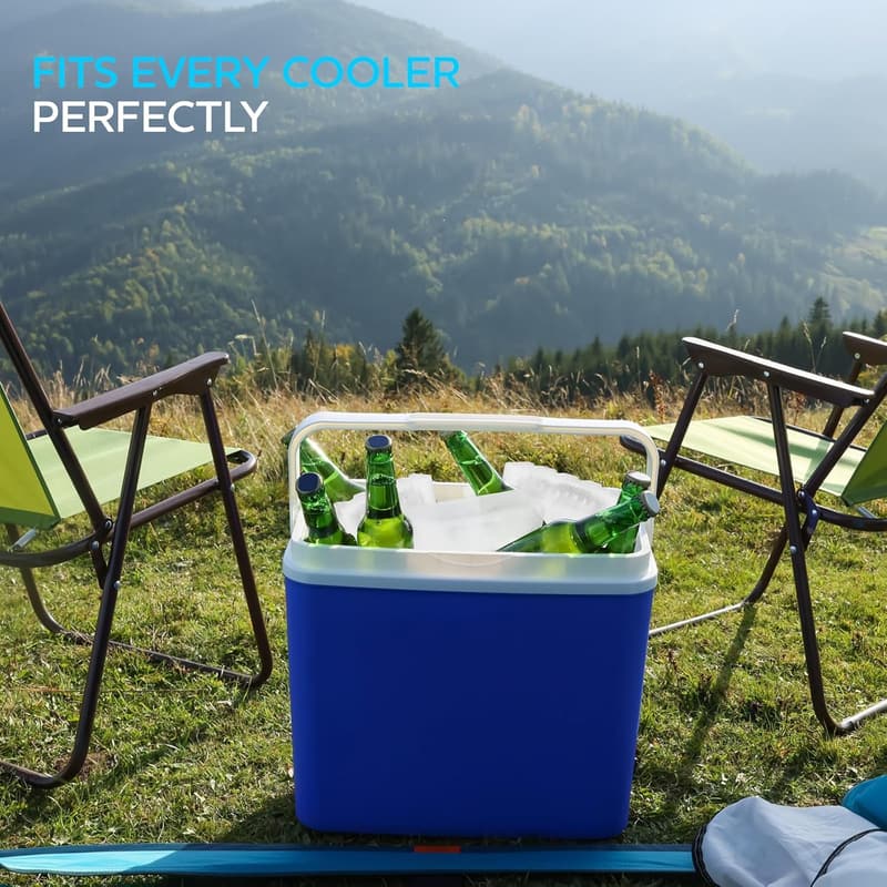 Extra Large Ice Block Mold 3-Pack – Steel Reinforced, Reusable