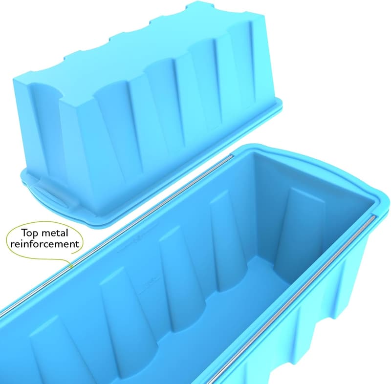 Extra Large Ice Block Mold 3-Pack – Steel Reinforced, Reusable