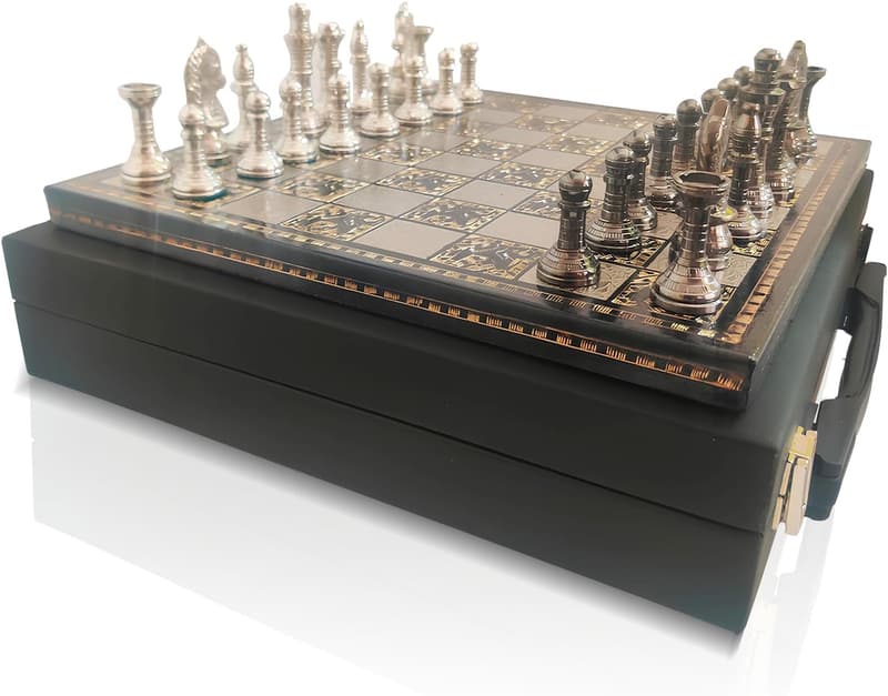 Premium Brass Chess Set with Complimentary Box