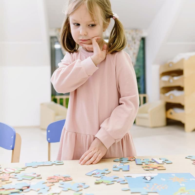 Customizable DIY Heat Transfer Jigsaw Puzzles - 80 Pieces (10 Sets)
