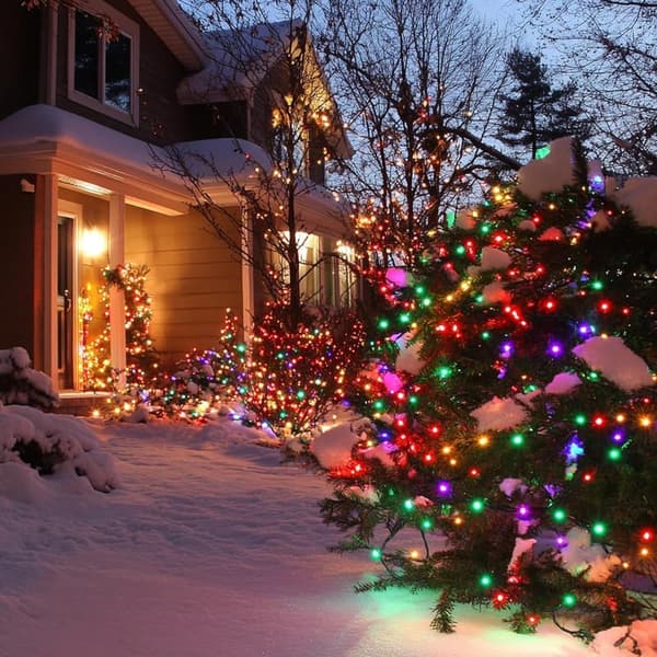 100 LED Color Changing Fairy Lights with Remote - 32.8 FT Copper Wire