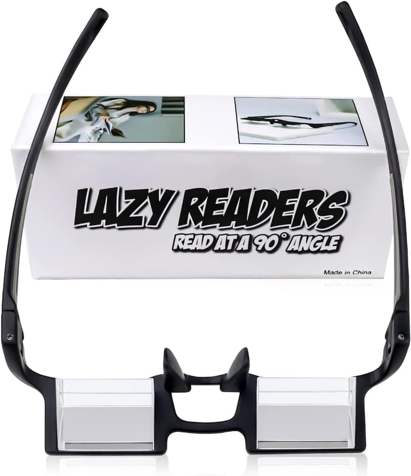 Lazy Reading Glasses for Lying Down - 90° HD Prism Design