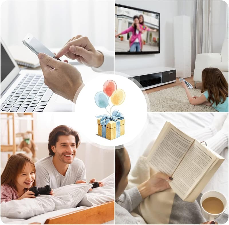 Lazy Reading Glasses for Lying Down - 90° HD Prism Design