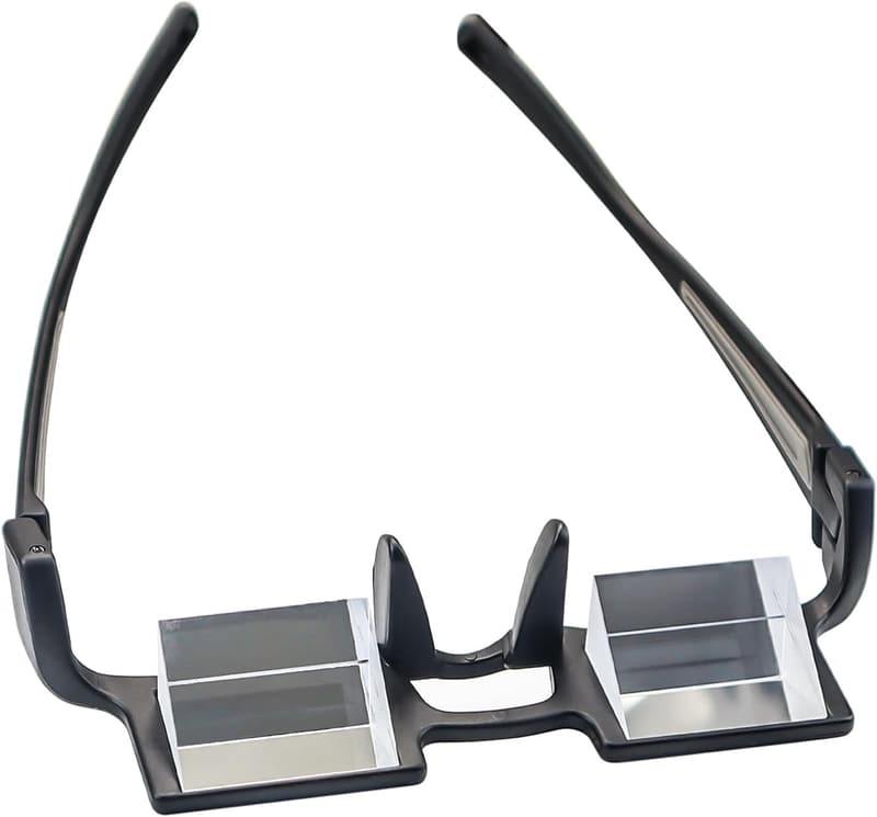 Lazy Prism Glasses for Comfortable Reading and Watching TV