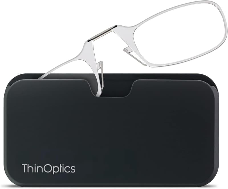 Universal Pod Case with Rectangular Reading Glasses