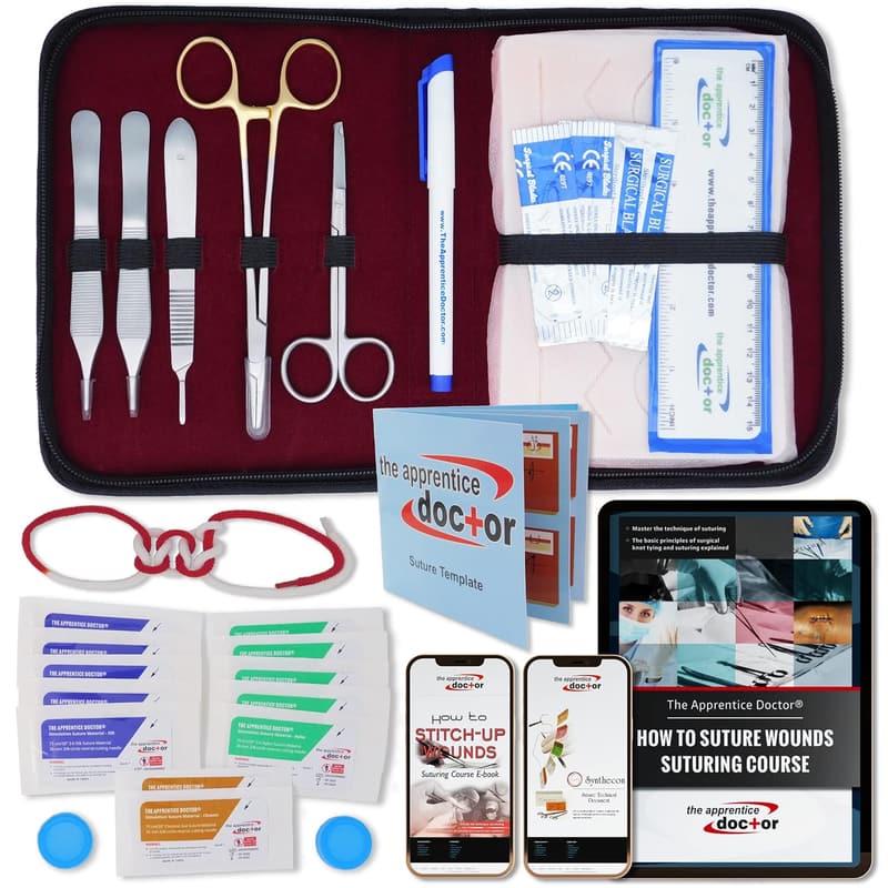 Suture Kit for Medical Students with Online Course Access