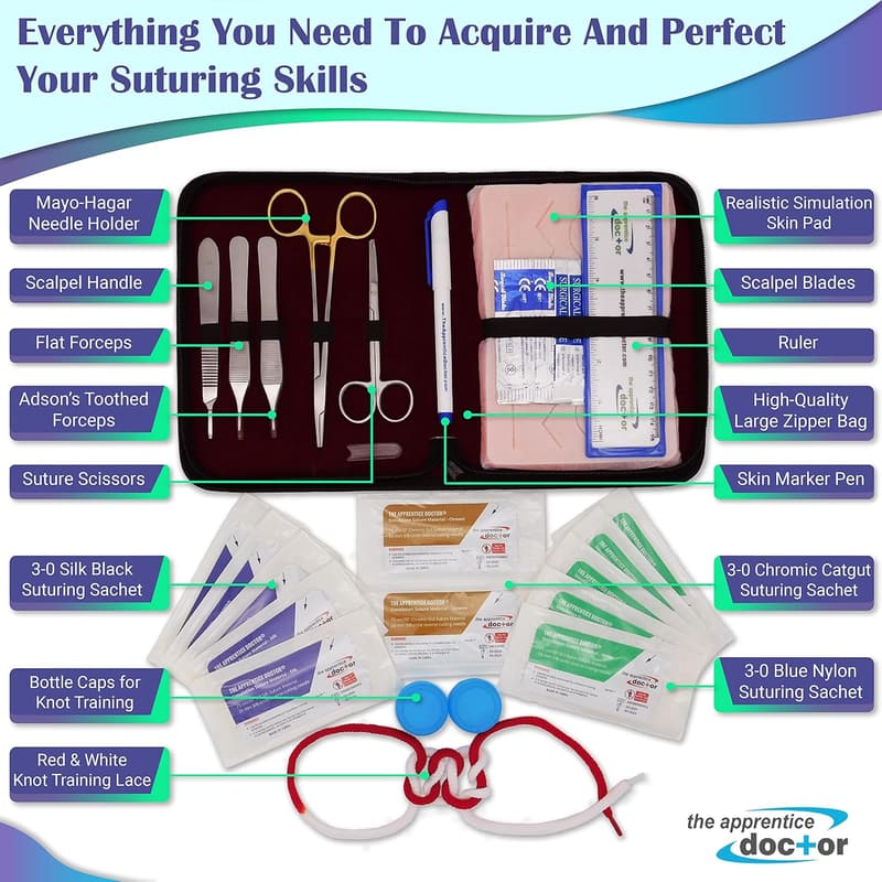 Suture Kit for Medical Students with Online Course Access