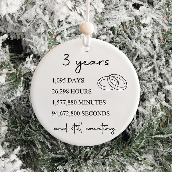 3rd Anniversary Leather Gift for Couples