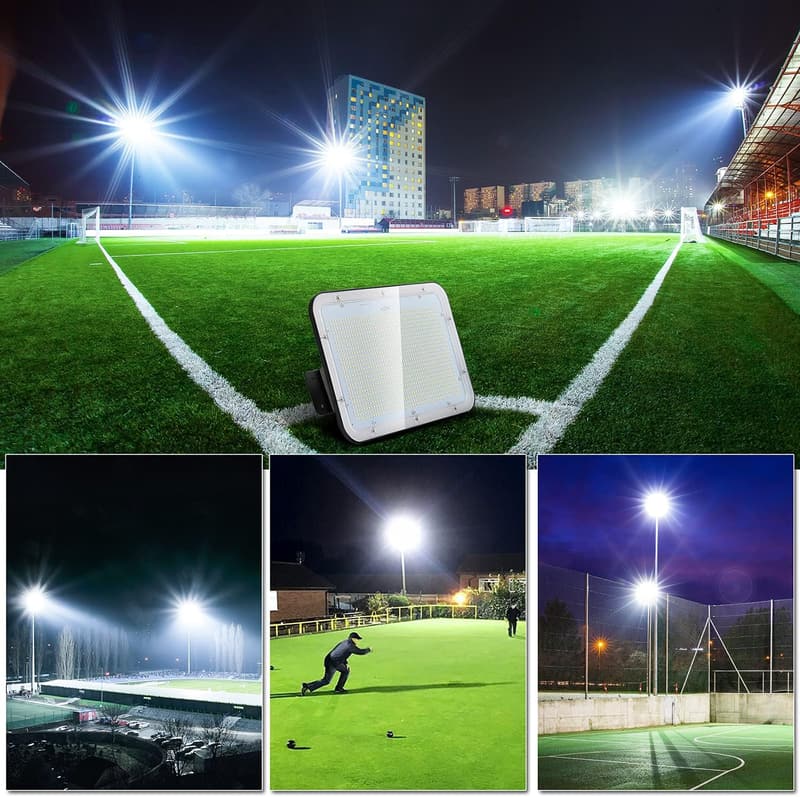 150W Waterproof LED Flood Lights - 18,000LM Bright Outdoor Security (2 Pack)