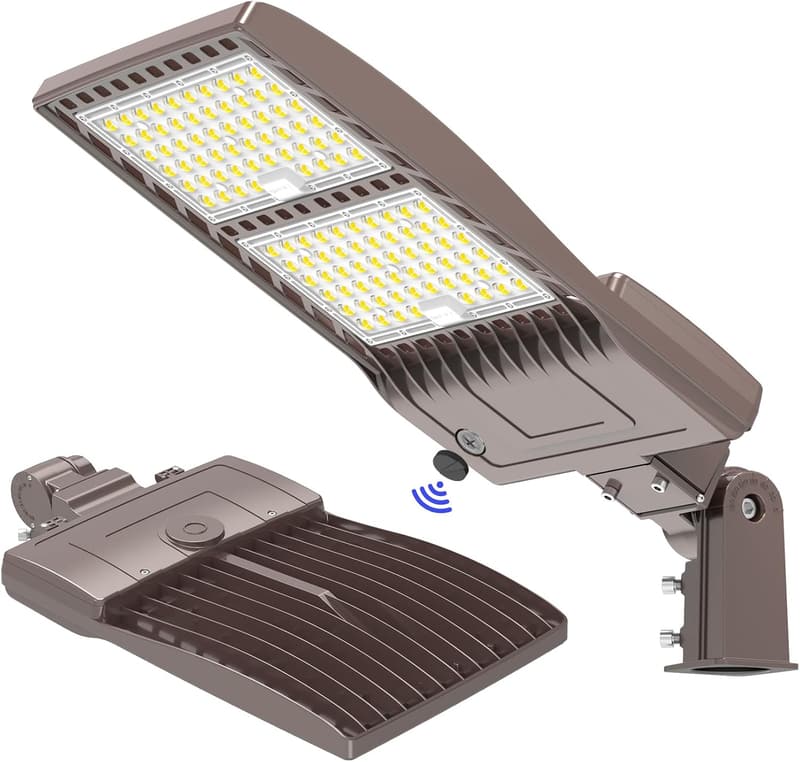 LED Parking Lot Light 400W - Dusk to Dawn, 56000LM, IP65