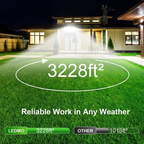 240W LED Flood Light - 36000 Lumen Commercial Outdoor Lighting (3 Pack)
