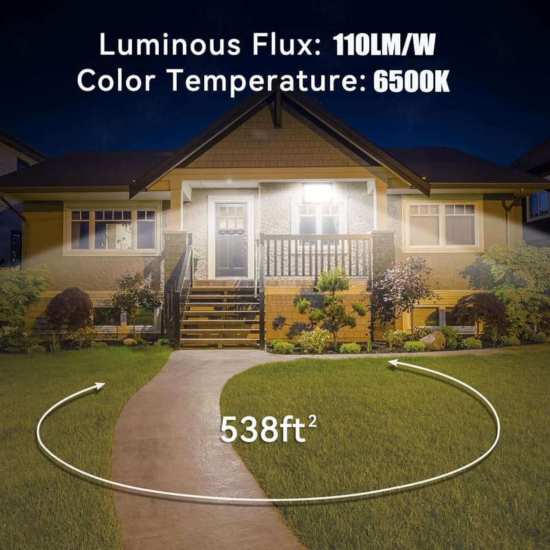 250W LED Flood Light - 4 Pack, 30000LM, IP67 Waterproof