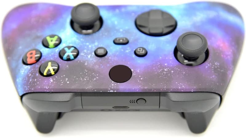 Custom Wireless Controller for PC & Xbox Series X/S - Blue Galaxy
