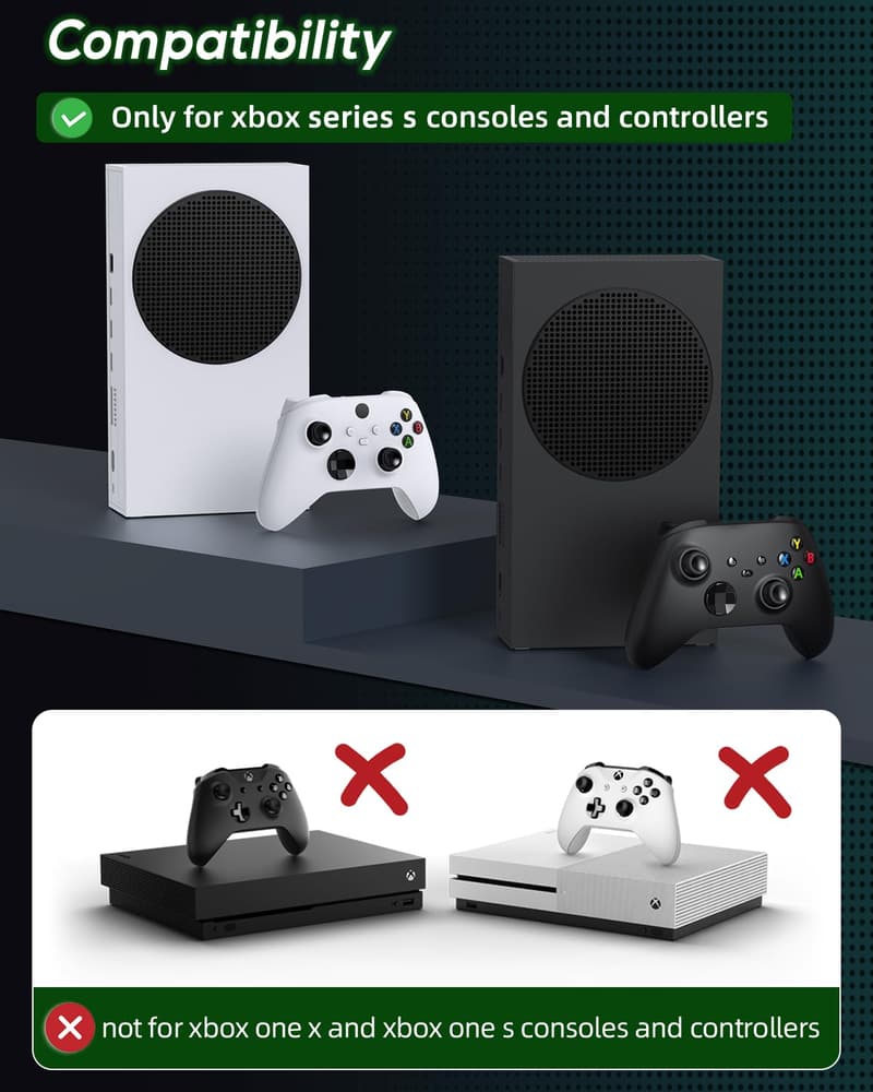 RGB Charging Station & Cooling Stand for Xbox Series S