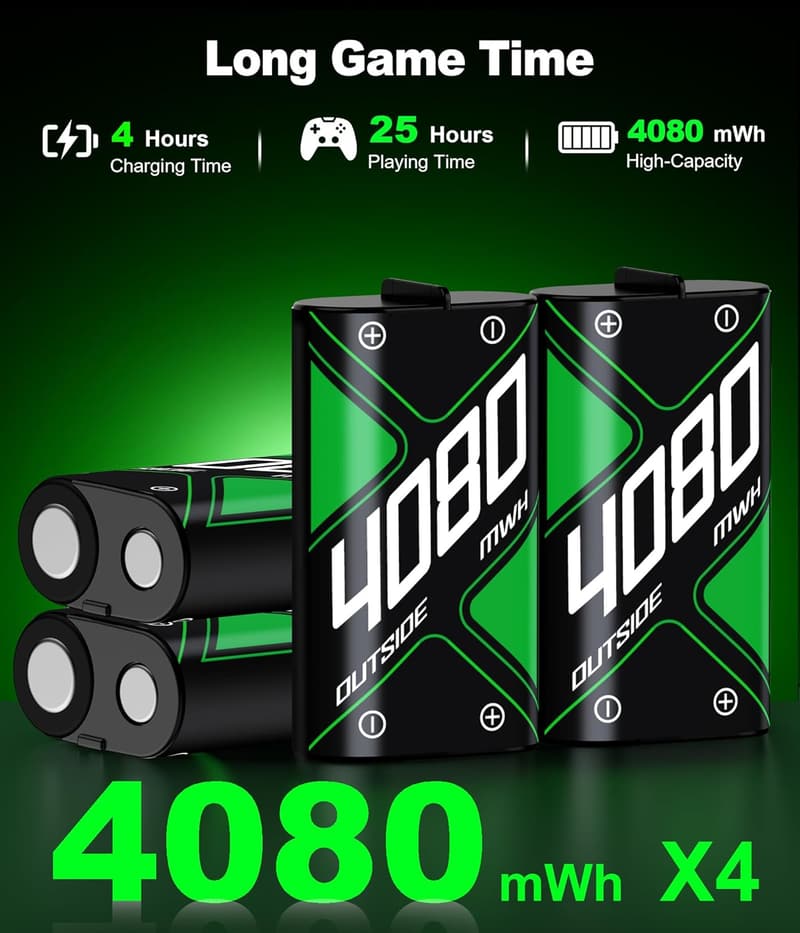 Rechargeable Battery Pack for Xbox Series X|S Controller