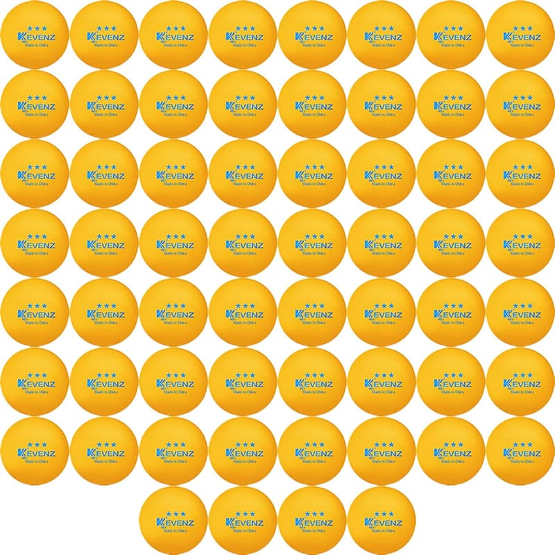 Advanced Table Tennis Balls - 40+mm, Bulk Set (Orange, White)