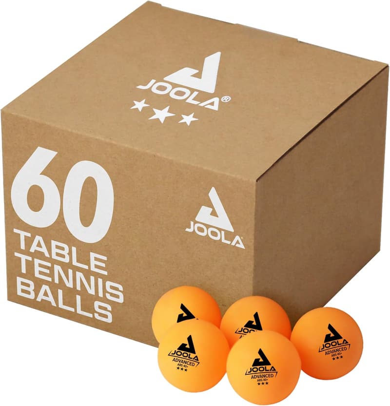 JOOLA 3-Star Table Tennis Balls - 12 Pack for Competition & Play