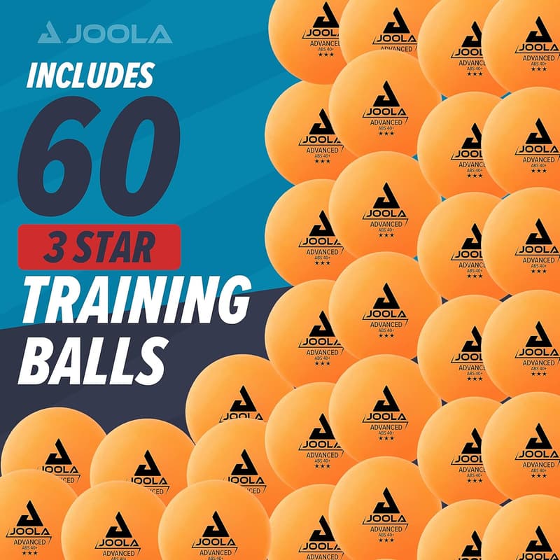 JOOLA 3-Star Table Tennis Balls - 12 Pack for Competition & Play