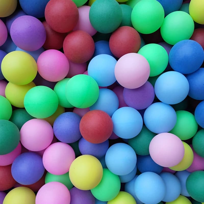 70 Pcs Colorful 40mm Plastic Ping Pong Balls for Kids