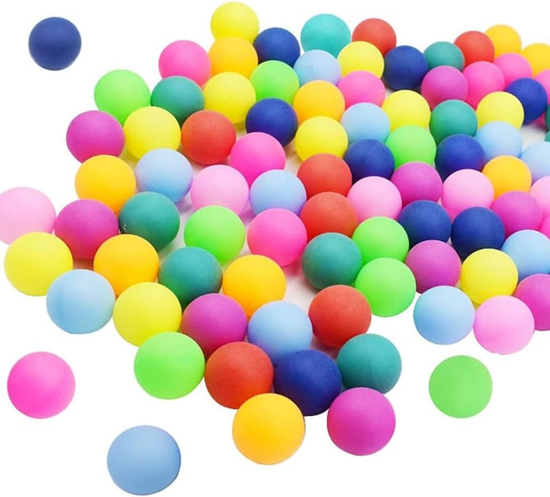 70 Pcs Colorful 40mm Plastic Ping Pong Balls for Kids