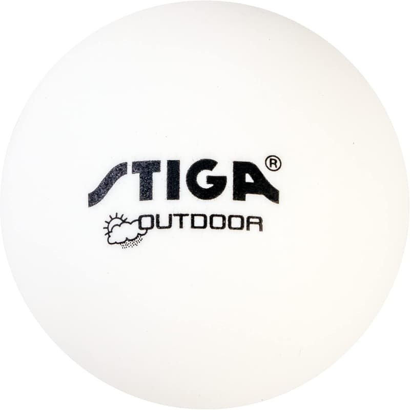 STIGA 4 Pack Outdoor Ping Pong Balls - Wind-Resistant Design