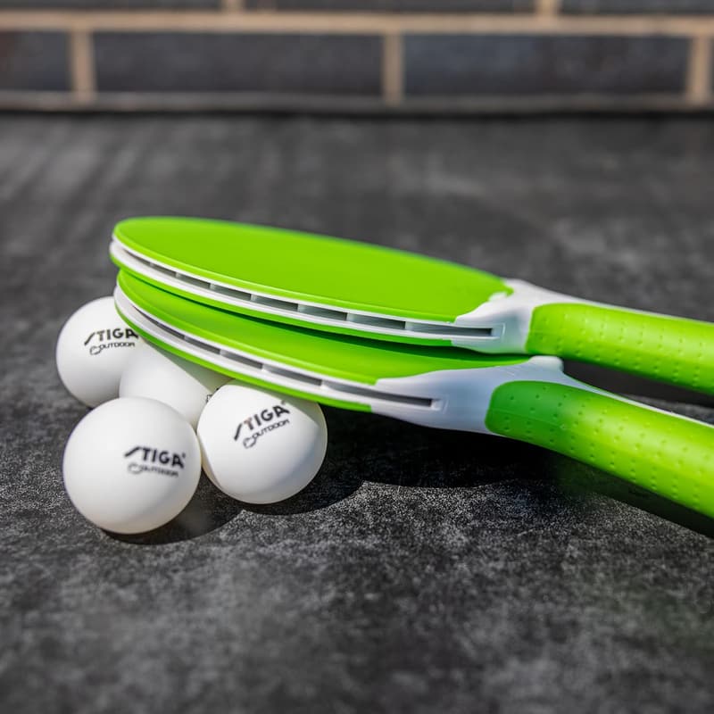 STIGA 4 Pack Outdoor Ping Pong Balls - Wind-Resistant Design