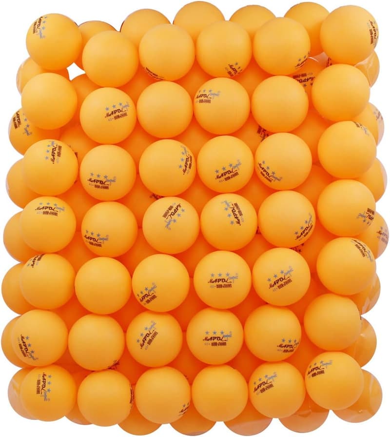 100 Count Advanced Orange Ping Pong Balls for Practice