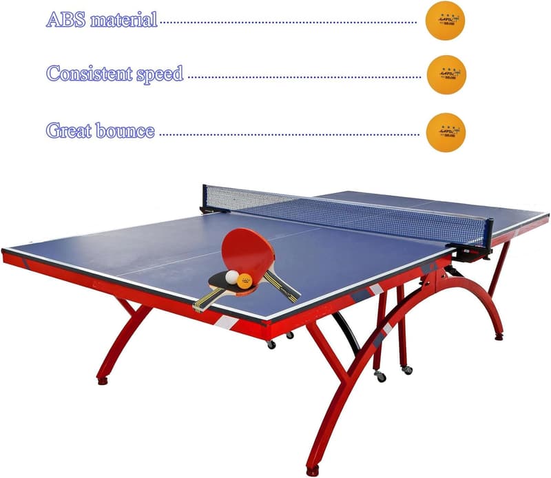 100 Count Advanced Orange Ping Pong Balls for Practice