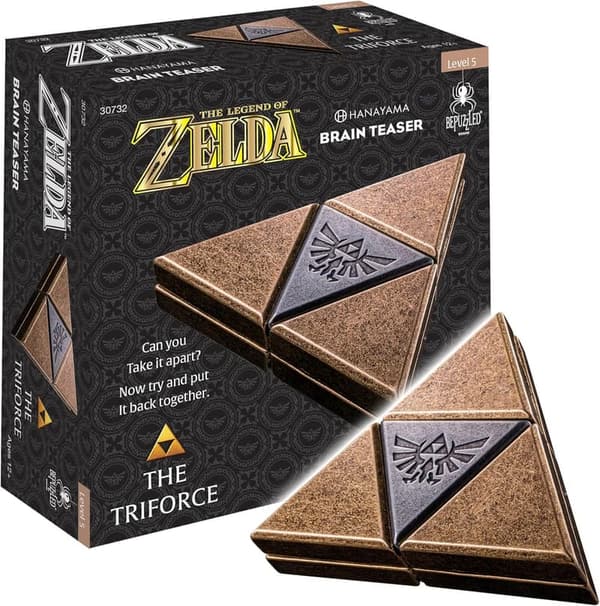 Legend of Zelda Triforce Hanayama Level 5 Brain Teaser Puzzle