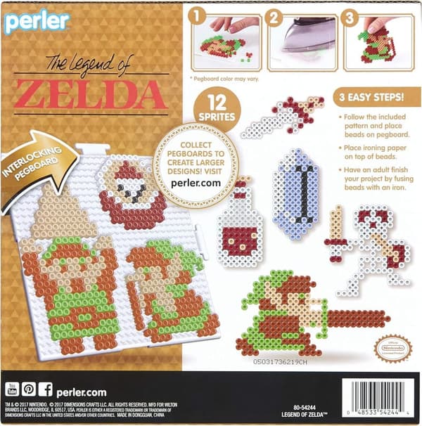 Legend of Zelda Perler Bead Kit - 2002 Pieces