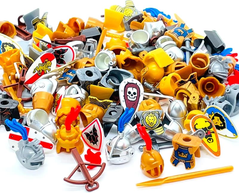 Medieval Knight Weapons Pack for Mini Figures - Building Toy Set