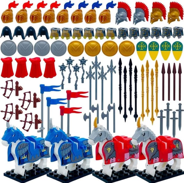 Custom Medieval Knight Weapons Accessory Pack for Kids