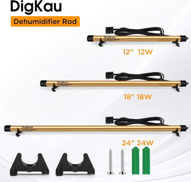 Gun Safe Dehumidifier Rod - 12in High Power Moisture Control