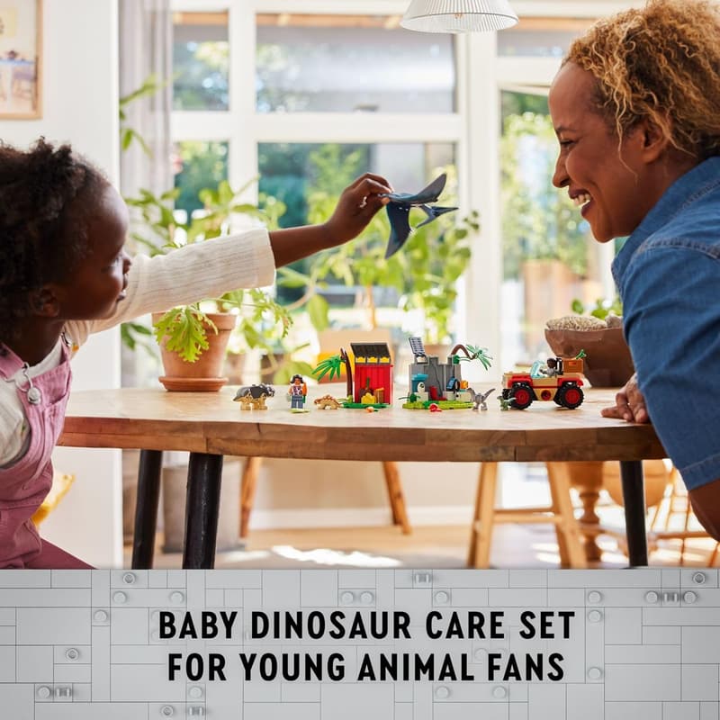 LEGO Jurassic World Baby Dinosaur Rescue Center Set for Kids