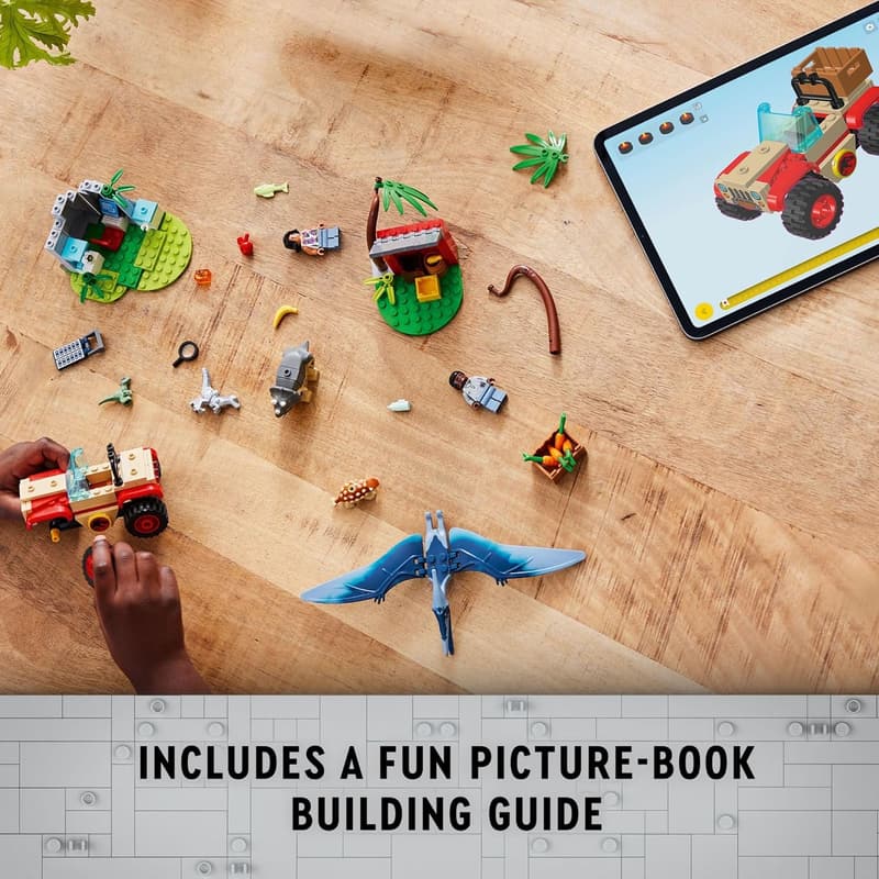 LEGO Jurassic World Baby Dinosaur Rescue Center Set for Kids