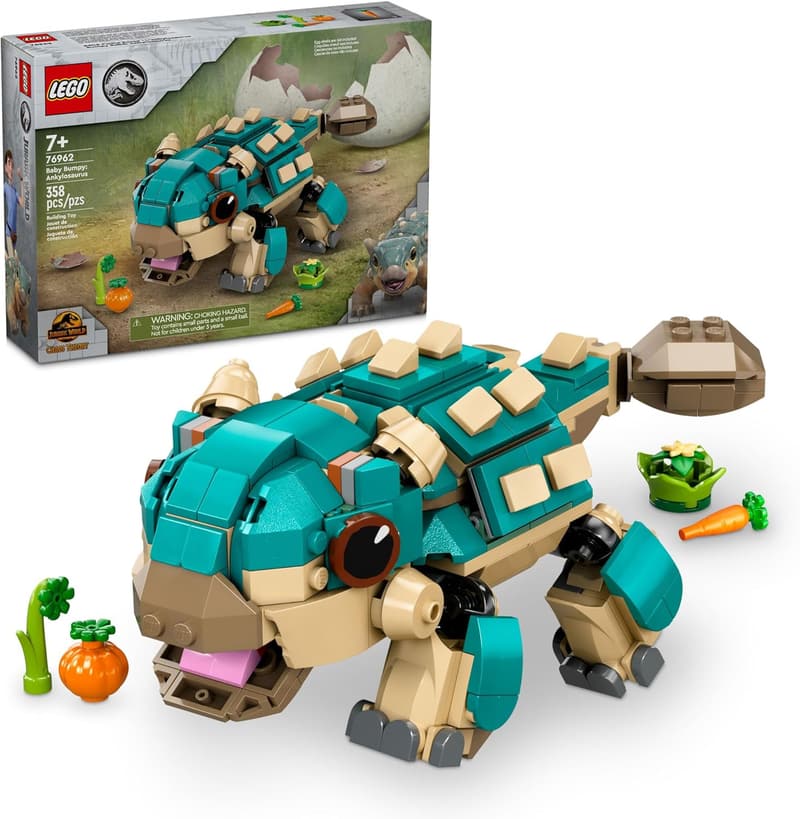 LEGO Jurassic World Baby Bumpy Ankylosaurus Dinosaur Toy for Kids