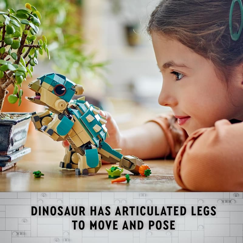 LEGO Jurassic World Baby Bumpy Ankylosaurus Dinosaur Toy for Kids