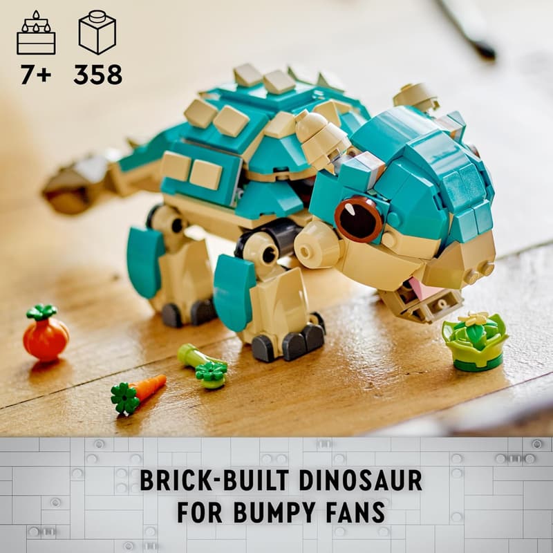 LEGO Jurassic World Baby Bumpy Ankylosaurus Dinosaur Toy for Kids