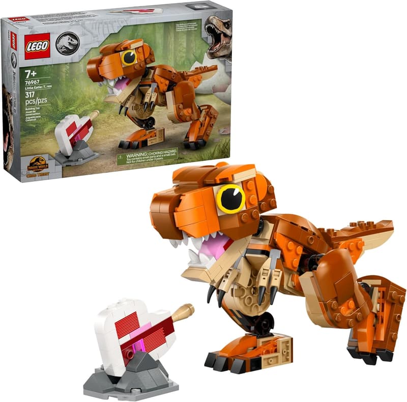 LEGO Jurassic World T-Rex Building Toy for Kids, 7+