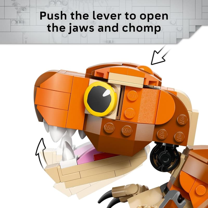 LEGO Jurassic World T-Rex Building Toy for Kids, 7+