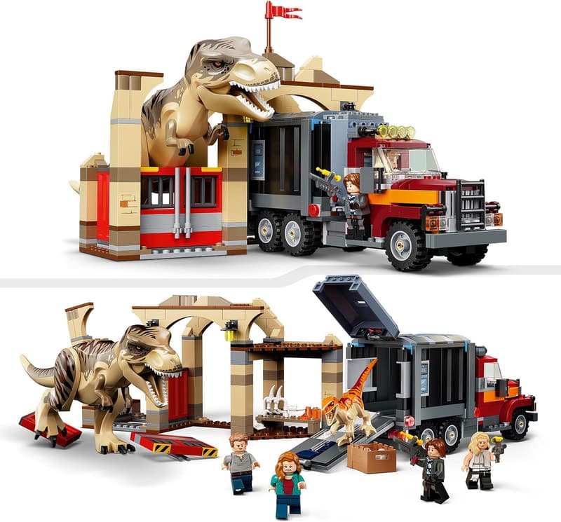Jurassic World T. Rex Dinosaur Escape Set - LEGO Gift for Kids