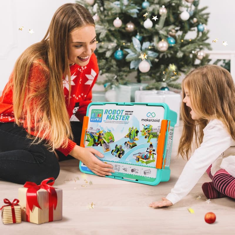 Coding Robot Kit for Kids 6+, 200+ APP-Controlled Dinosaur Toy