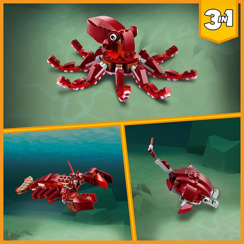 LEGO Creator 3-in-1 Sunken Treasure Submarine Toy