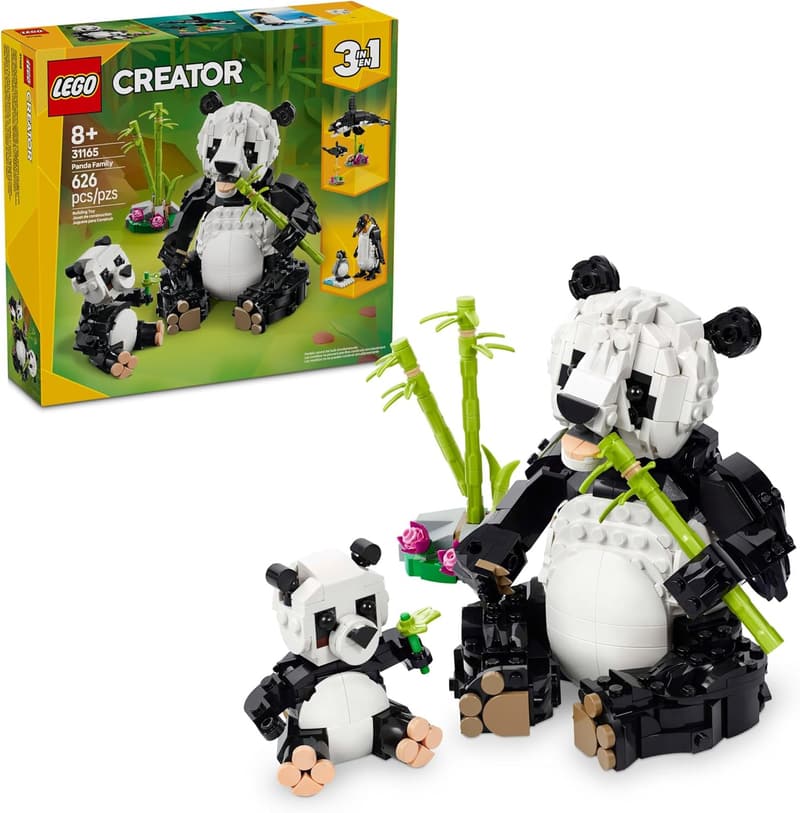 LEGO Creator 3-in-1 Wild Animals Building Set for Kids