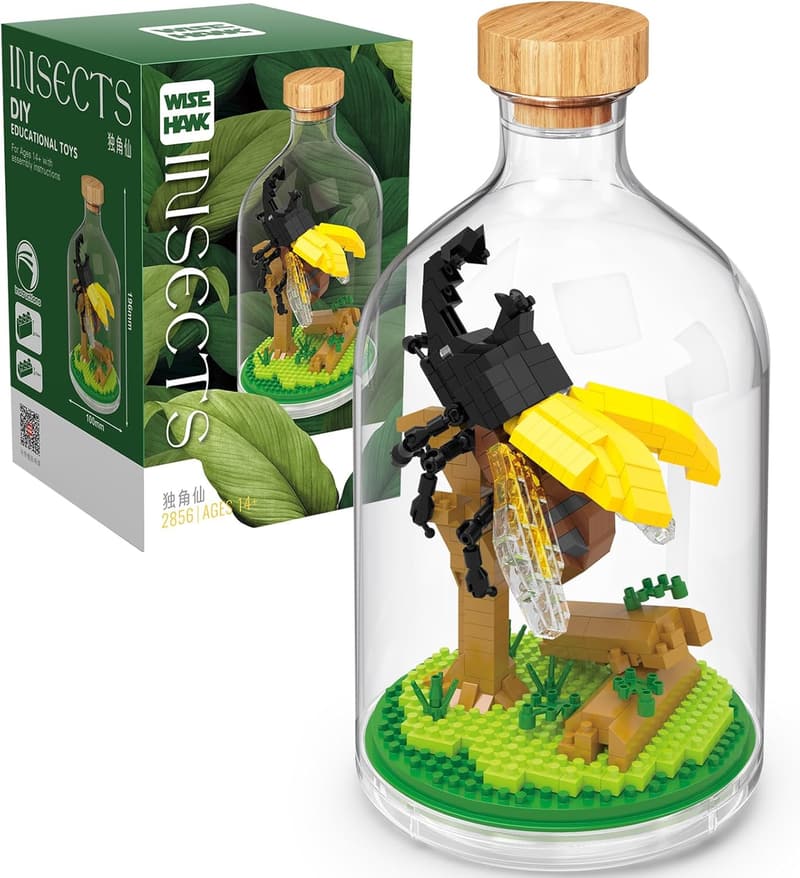 Insect Building Block Set for Kids - Miniature Nature Favors