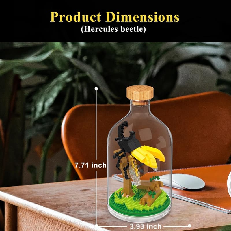 Insect Building Block Set for Kids - Miniature Nature Favors