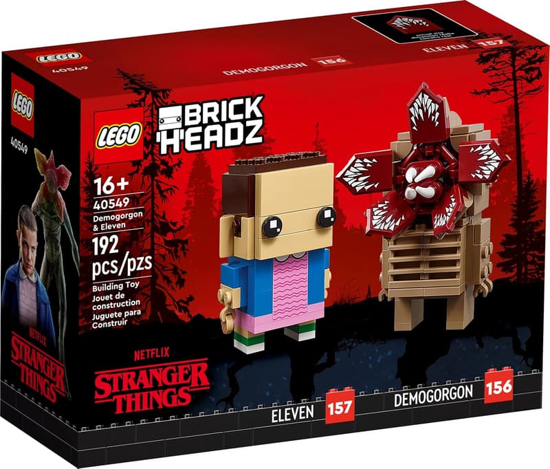 Stranger Things LEGO BrickHeadz: Demogorgon & Eleven Set