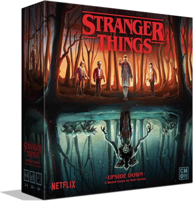 Stranger Things Cooperative Board Game with Miniatures for 2-4 Players