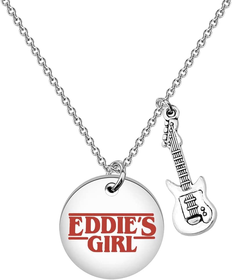 Eddie-Inspired Charm Necklace for TV Show Fans